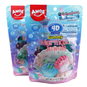 3D GUMMY MERMAID JEWELS 6OZ