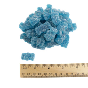 SOUR BLUE RASPBERRY GUMMY BEARS