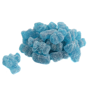 SOUR BLUE RASPBERRY GUMMY BEARS