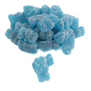 SOUR BLUE RASPBERRY GUMMY BEARS
