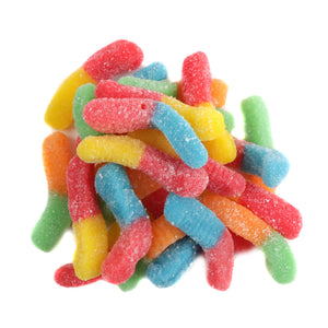 TROLLI NEON GUMMY SOUR WORMS SMALL